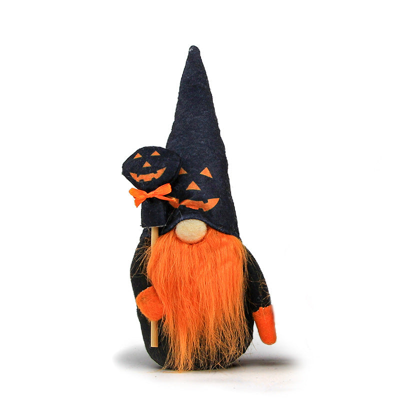 Halloween Decorations Faceless Pumpkin Gnome Doll Room Ornaments Party Props Gifts Home Decor