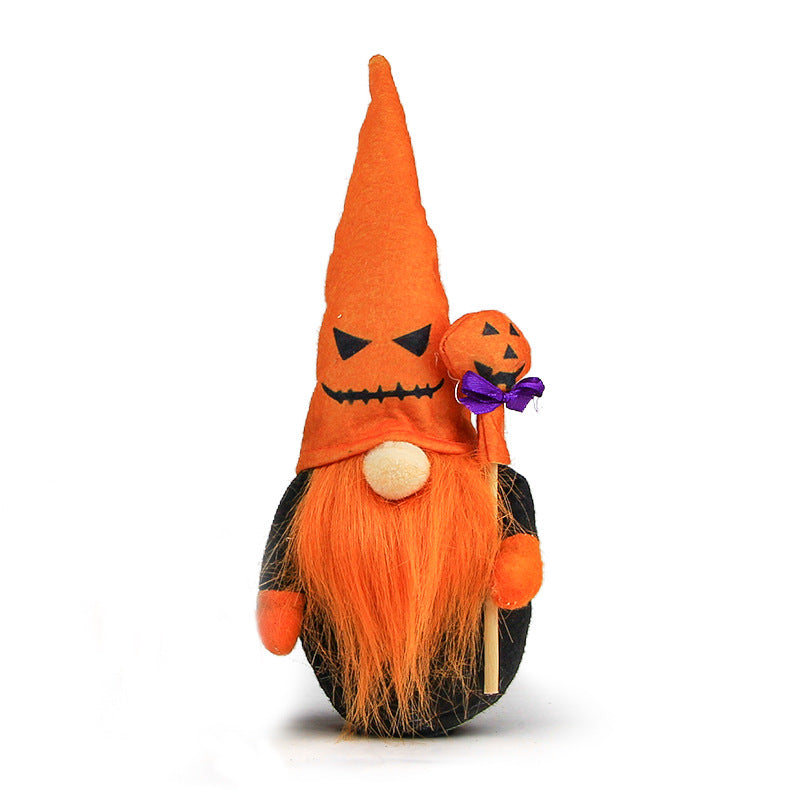 Halloween Decorations Faceless Pumpkin Gnome Doll Room Ornaments Party Props Gifts Home Decor