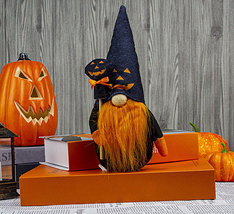 Halloween Decorations Faceless Pumpkin Gnome Doll Room Ornaments Party Props Gifts Home Decor