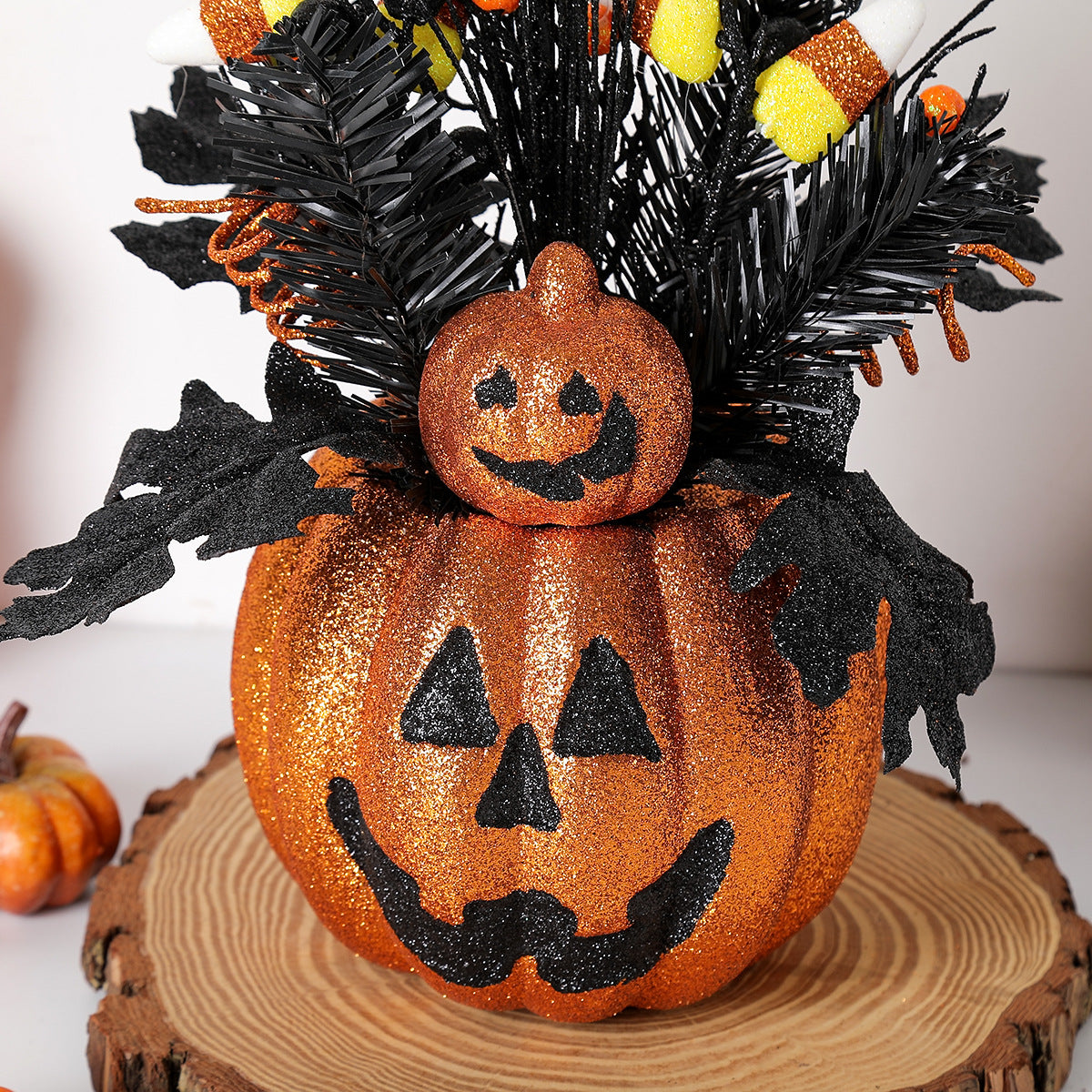 Fall Pumpkin Decorations Artificial Flowerpot Berries Tabletop Ornaments Autumn Home Decor Party Atmosphere Decoration