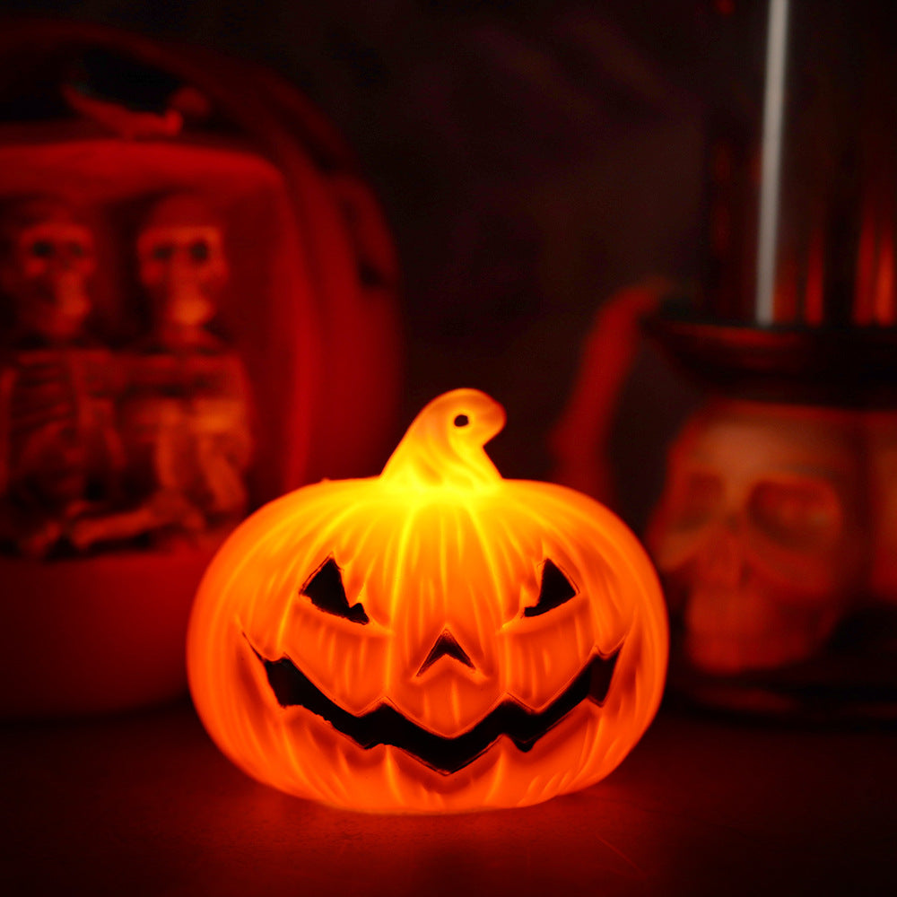 2PCS LED Pumpkin Lights Halloween Decorations Party Ornaments LED Night Lamp Props Home Table Decor