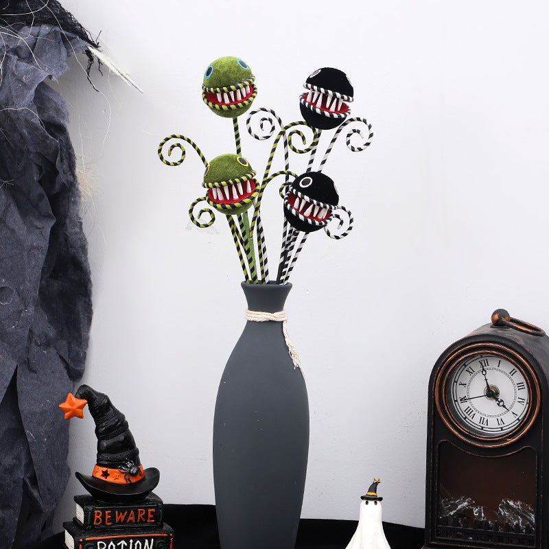 3Pack Halloween Decorations Creepy Corpse Flower Branch DIY Bouquet Home Party Ornament Holiday Decor