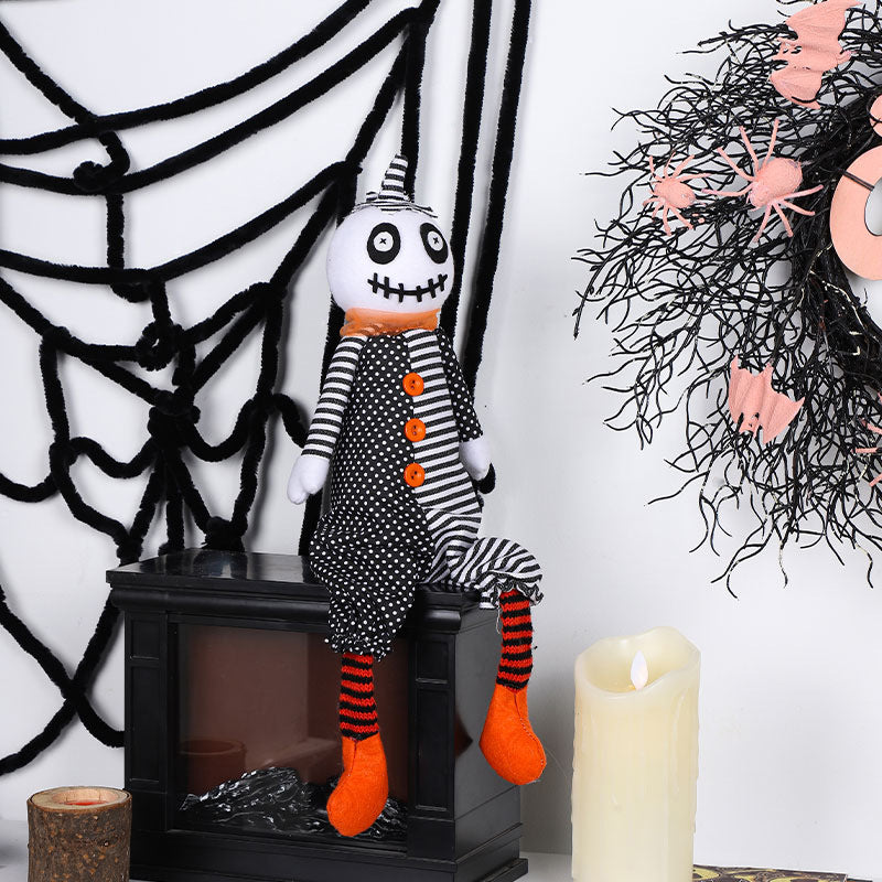 Scary Pumpkin Ornaments Halloween Decorations Ghost Doll Home Decor Room Table Decoration Gifts