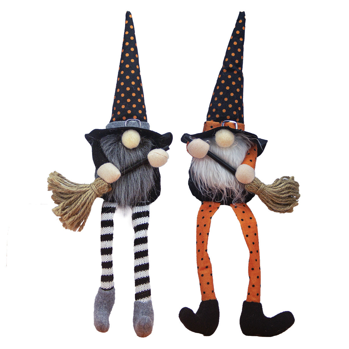 Halloween Faceless Old Man Doll Ornaments Halloween Decorations Long-legged Dwarf Gifts Home Decor Holiday Party Props