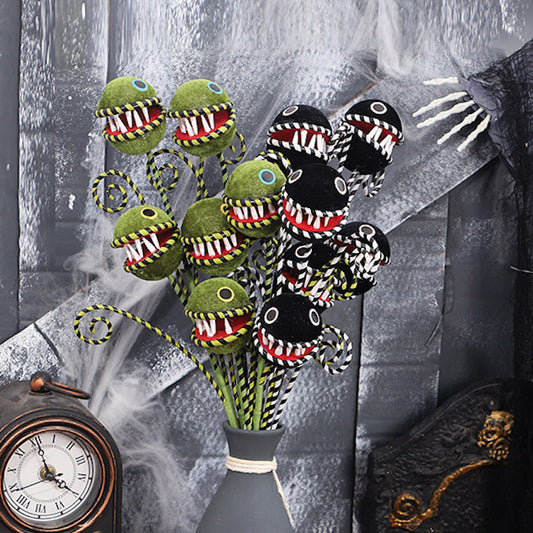 3Pack Halloween Decorations Creepy Corpse Flower Branch DIY Bouquet Home Party Ornament Holiday Decor