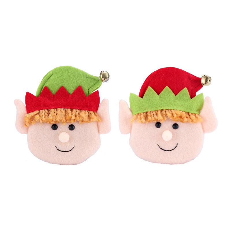 2/4 Pack Christmas Decorations Knife and Fork Lint Elf Covers Xmas Party Cutlery Ornaments Festive Home Decor