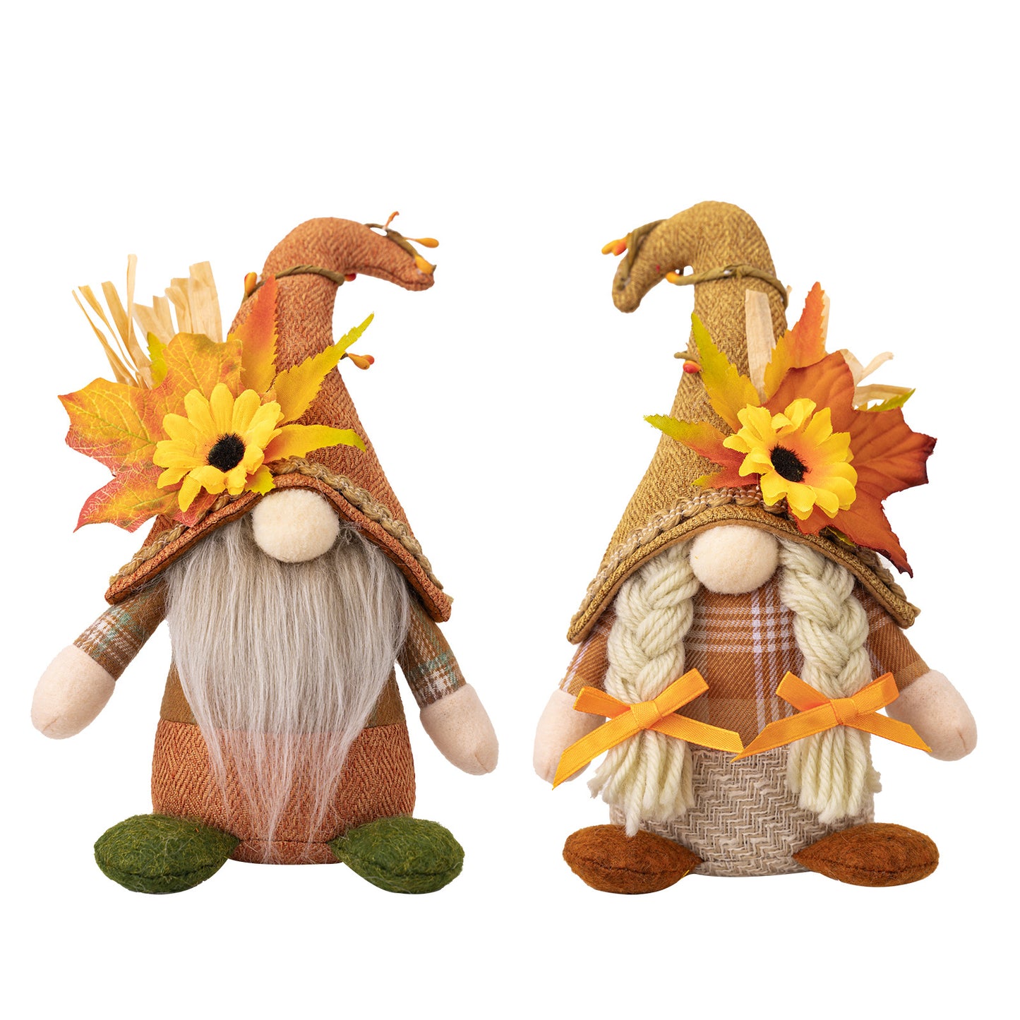 Fall Harvest Season Gnome Ornaments Thanksgiving Decorations Maple Rudolf Doll Holiday Table Decoration Home Decor Autumn Gifts