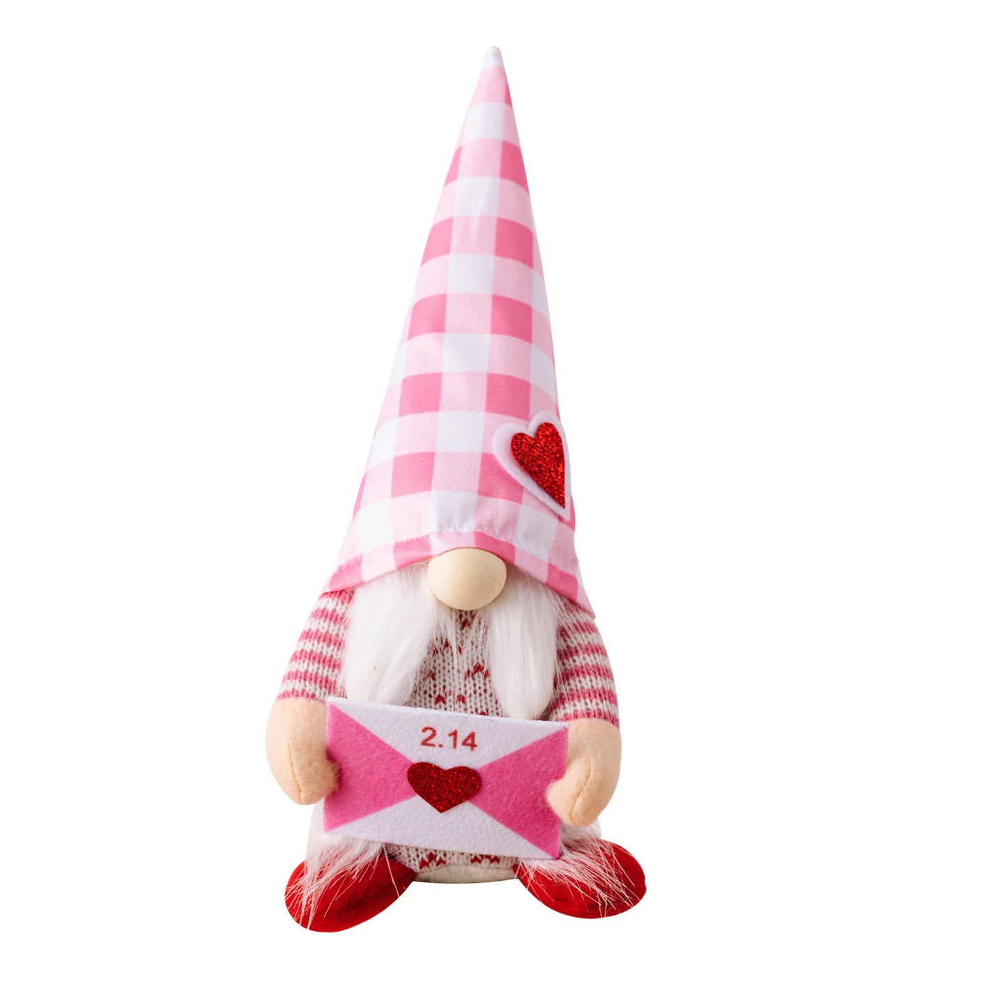 Pink Valentine's Day Doll Decorations Couple Gnome Tabletop Ornaments Gifts Holiday Home Decor