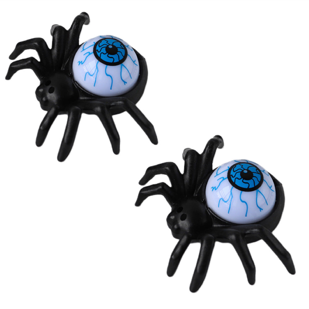 Halloween Decorations 2PCS Eyeball Night Lamp LED Spider Candle Light Tabletop Ornaments Pub Ambient lighting Party Props