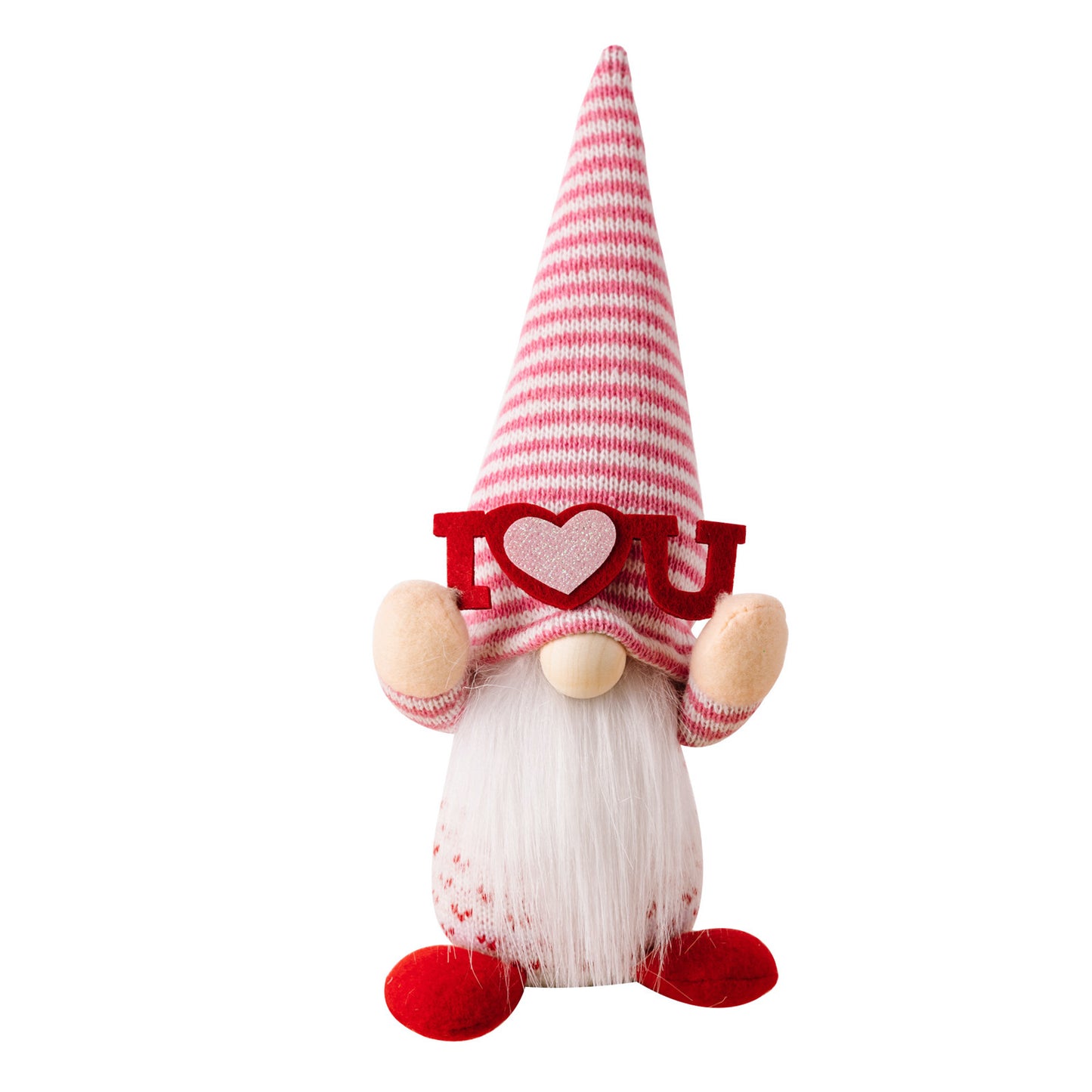 Pink Valentine's Day Doll Decorations Couple Gnome Tabletop Ornaments Gifts Holiday Home Decor