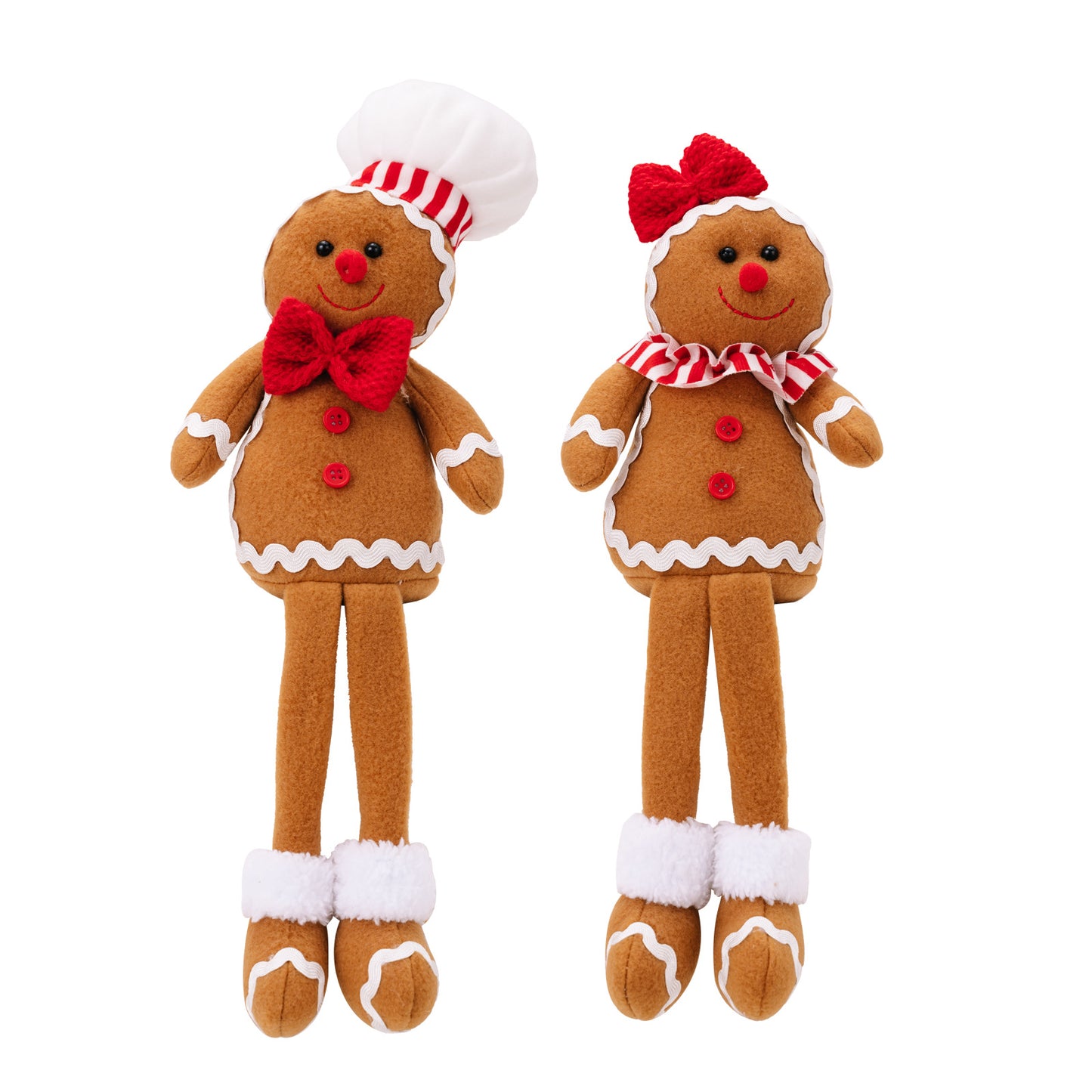 Longlegs Gingerbread Man Doll Christmas Decorations Window Ornaments Gifts