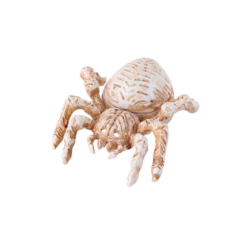 2Pack LED Spider Light Spooky Skull Night Lamp Table Ornaments Halloween Decorations Pub Ambient Lighting Party Props Gifts