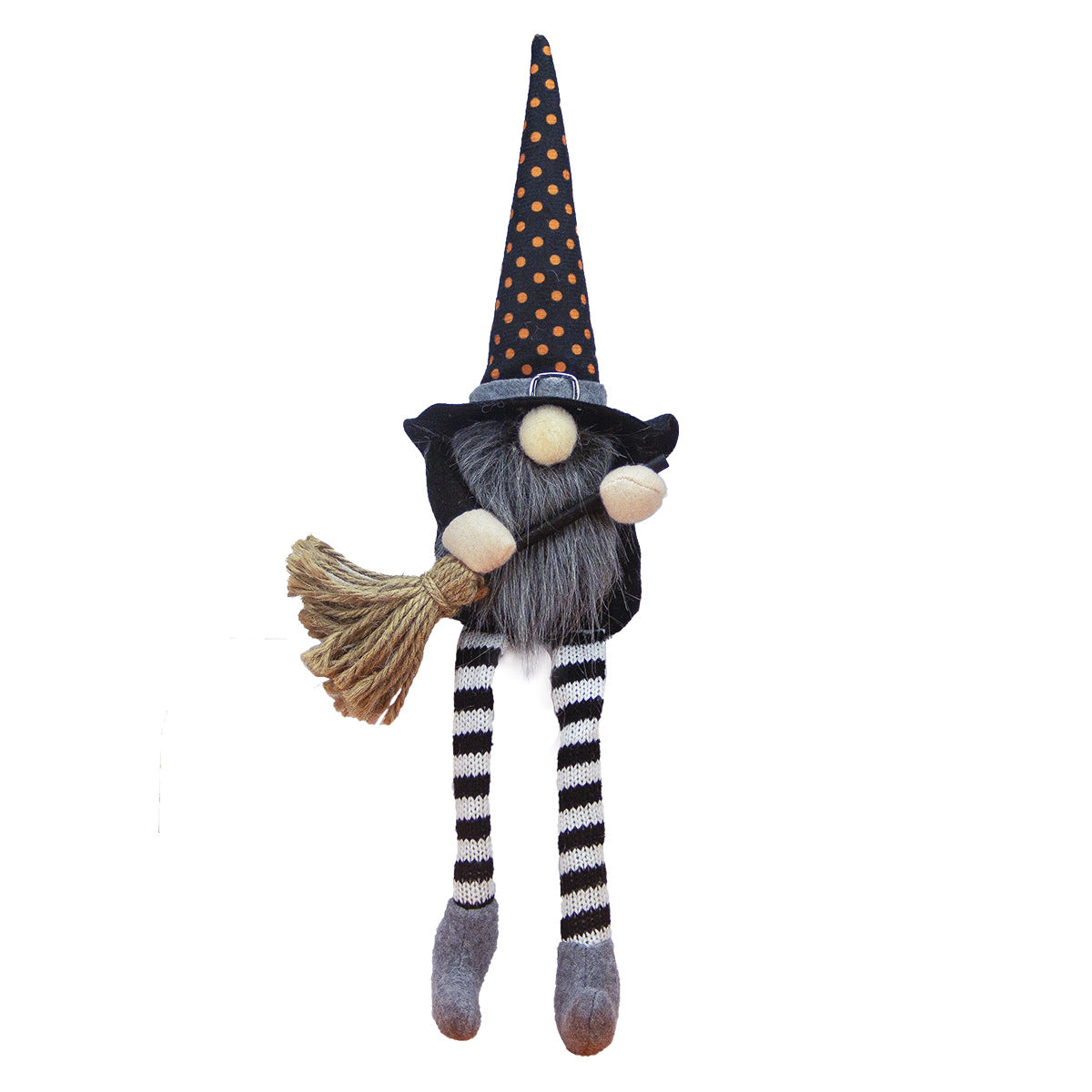 Halloween Faceless Old Man Doll Ornaments Halloween Decorations Long-legged Dwarf Gifts Home Decor Holiday Party Props