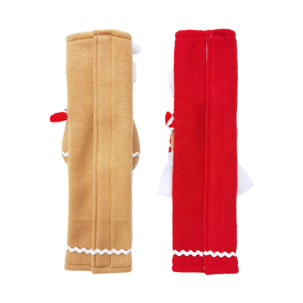 Christmas Decorations Gingerbread Man Fridge Handle Covers Festive Home Decor Xmas Gift