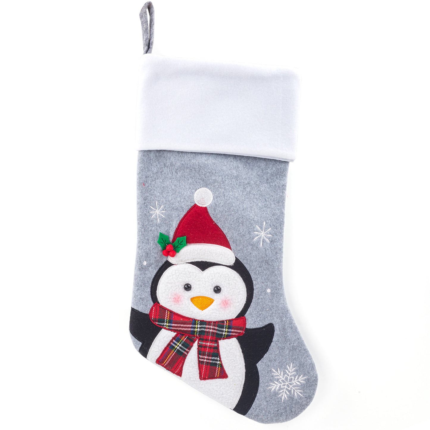 Christmas Stocking Decorations Cartoon Santa Snowman Socks Gifts Candy Bag Xmas Tree Hanging Ornaments Holiday Decor