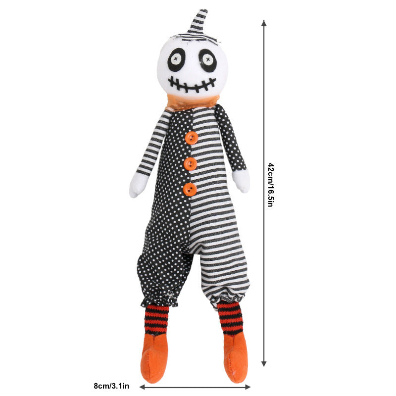 Scary Pumpkin Ornaments Halloween Decorations Ghost Doll Home Decor Room Table Decoration Gifts