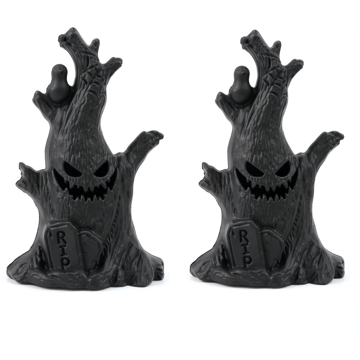 Halloween Decorations LED Ghost Tree Ornaments Luminous Pumpkin Light Spook Bat Candle Lamp Holiday Party Bar Home Table Decor Spooky Scene Props