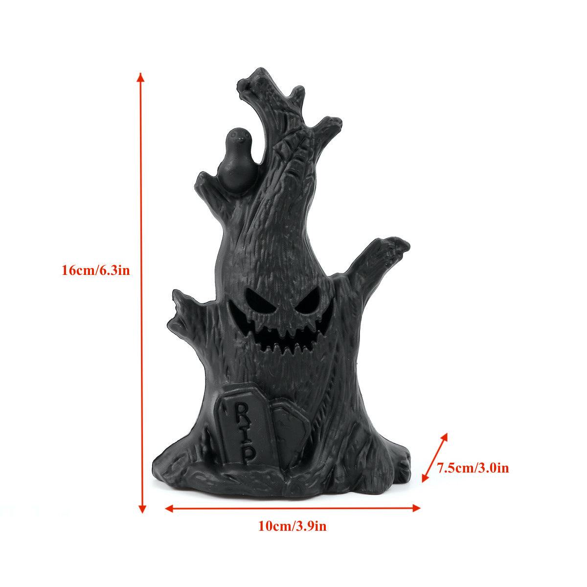 Halloween Decorations LED Ghost Tree Ornaments Luminous Pumpkin Light Spook Bat Candle Lamp Holiday Party Bar Home Table Decor Spooky Scene Props