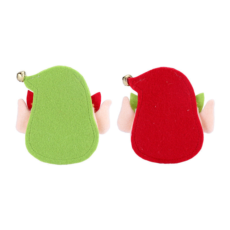 2/4 Pack Christmas Decorations Knife and Fork Lint Elf Covers Xmas Party Cutlery Ornaments Festive Home Decor