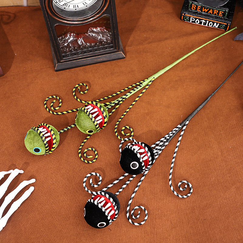 3Pack Halloween Decorations Creepy Corpse Flower Branch DIY Bouquet Home Party Ornament Holiday Decor