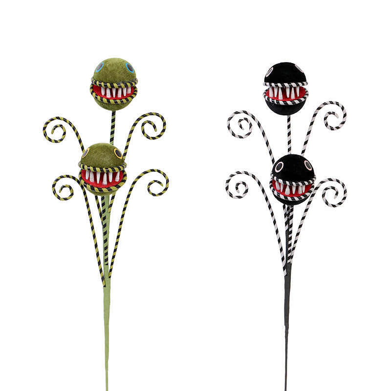 3Pack Halloween Decorations Creepy Corpse Flower Branch DIY Bouquet Home Party Ornament Holiday Decor