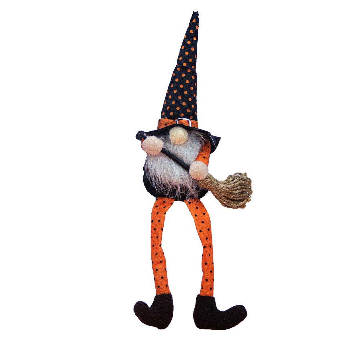 Halloween Faceless Old Man Doll Ornaments Halloween Decorations Long-legged Dwarf Gifts Home Decor Holiday Party Props