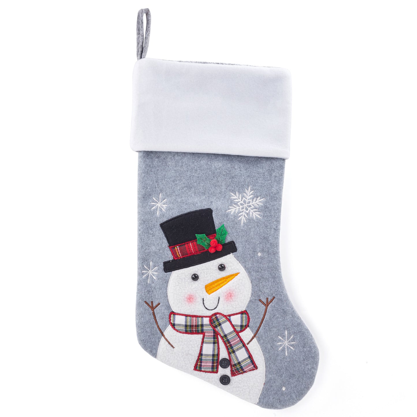 Christmas Stocking Decorations Cartoon Santa Snowman Socks Gifts Candy Bag Xmas Tree Hanging Ornaments Holiday Decor