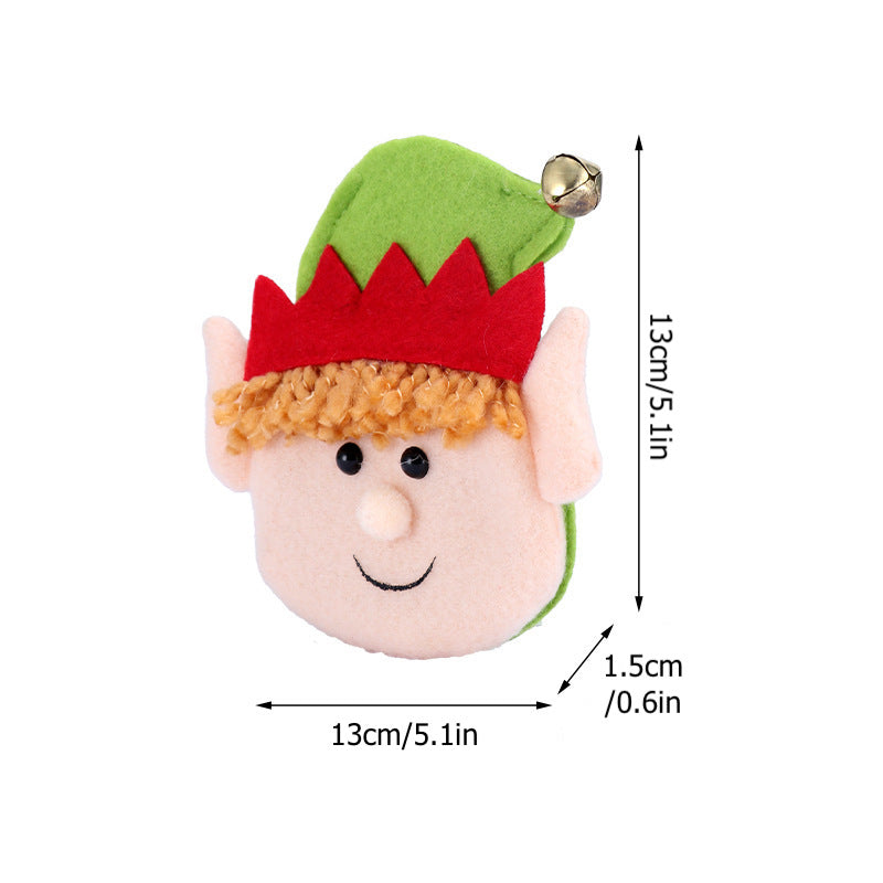 2/4 Pack Christmas Decorations Knife and Fork Lint Elf Covers Xmas Party Cutlery Ornaments Festive Home Decor